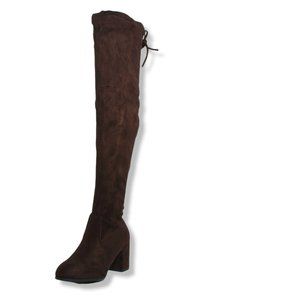 Women's Sexy Trendy High Heel Over The Knee Thigh High Stretch Pull on Boot